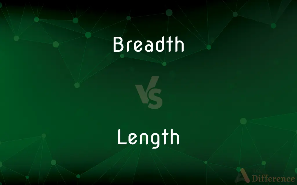 Breadth vs. Length — What's the Difference?