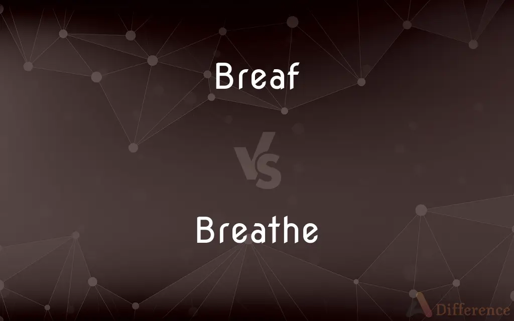 Breaf vs. Breathe — Which is Correct Spelling?