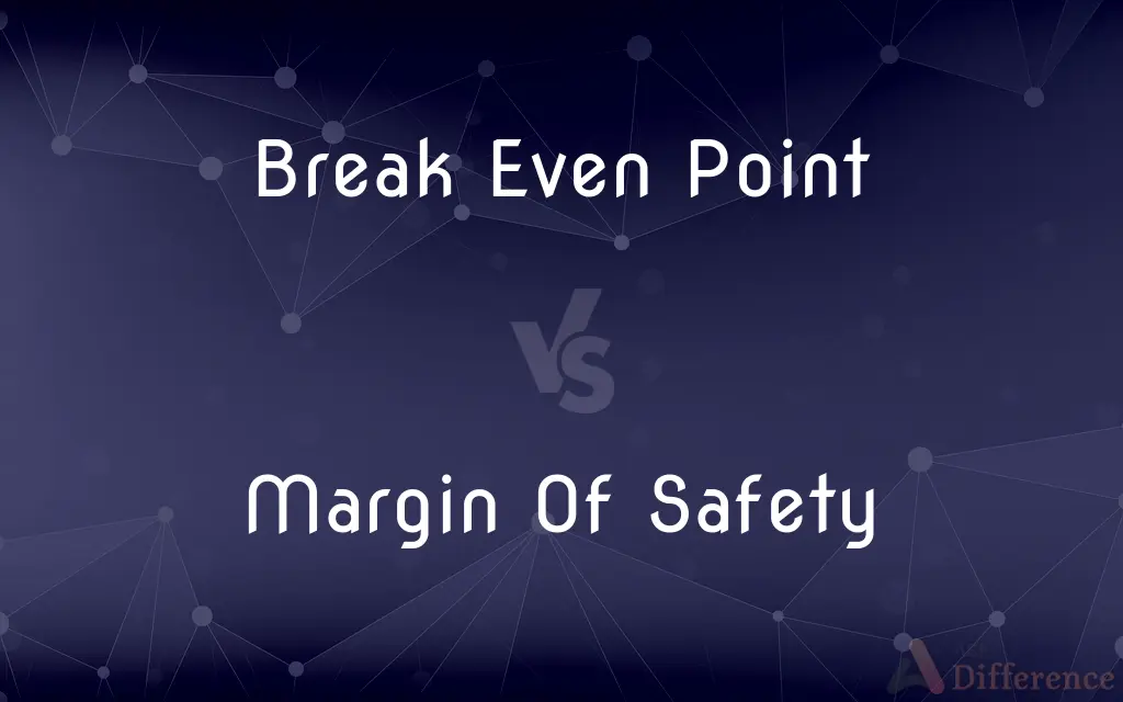 Break Even Point vs. Margin Of Safety — What's the Difference?