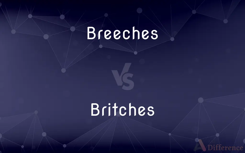 Breeches vs. Britches — What's the Difference?