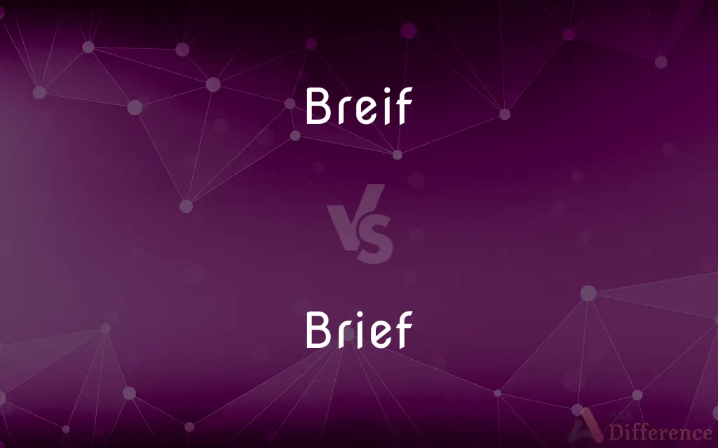 Breif vs. Brief — Which is Correct Spelling?