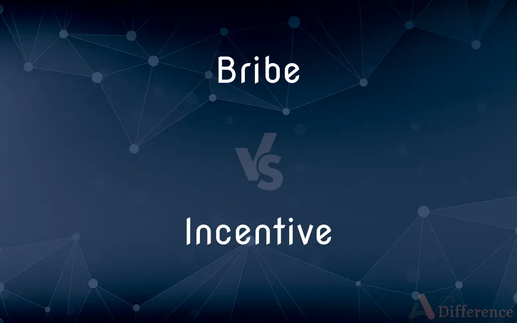 Bribe vs. Incentive — What's the Difference?