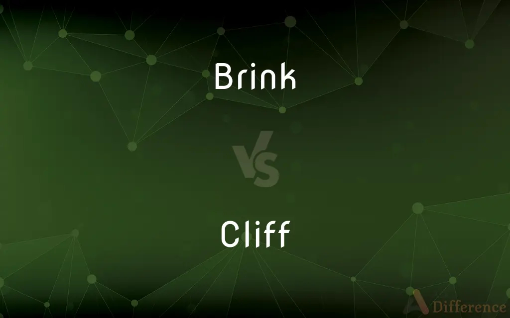 Brink vs. Cliff — What's the Difference?