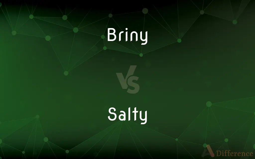 Briny vs. Salty — What's the Difference?