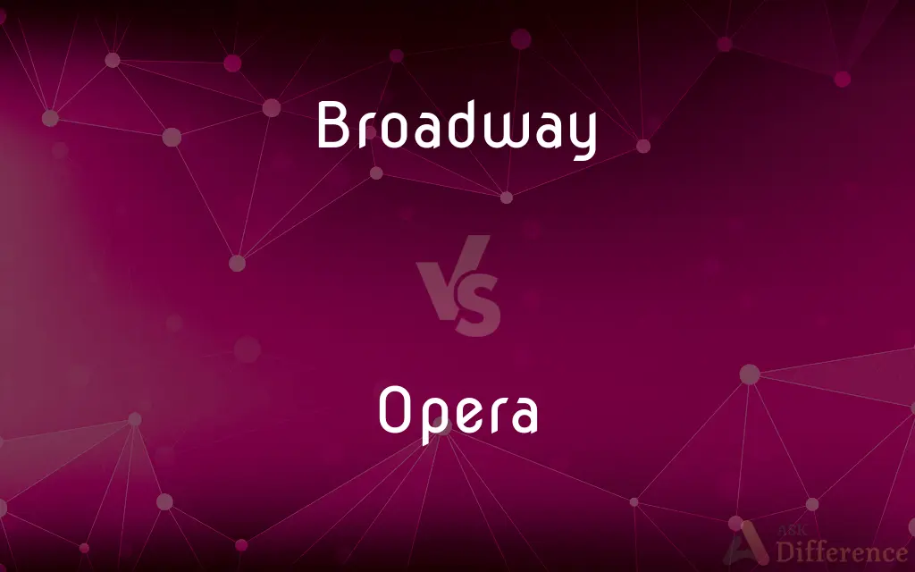 Broadway vs. Opera — What's the Difference?