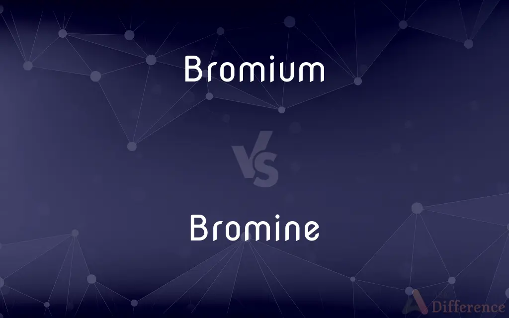 Bromium vs. Bromine — What's the Difference?