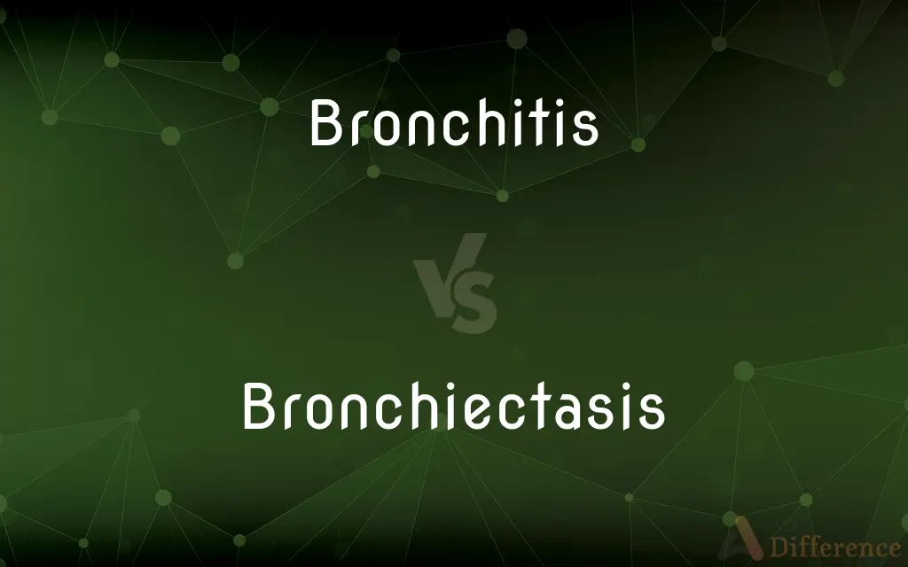 Bronchitis vs. Bronchiectasis — What's the Difference?