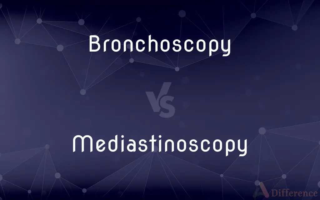 Bronchoscopy vs. Mediastinoscopy — What's the Difference?