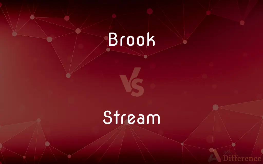 Brook vs. Stream — What's the Difference?