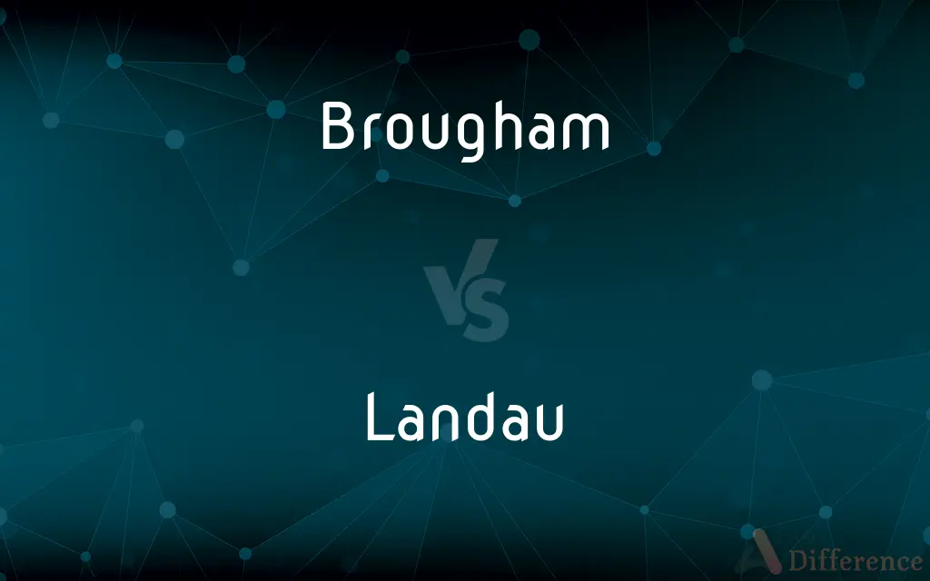 Brougham vs. Landau — What's the Difference?