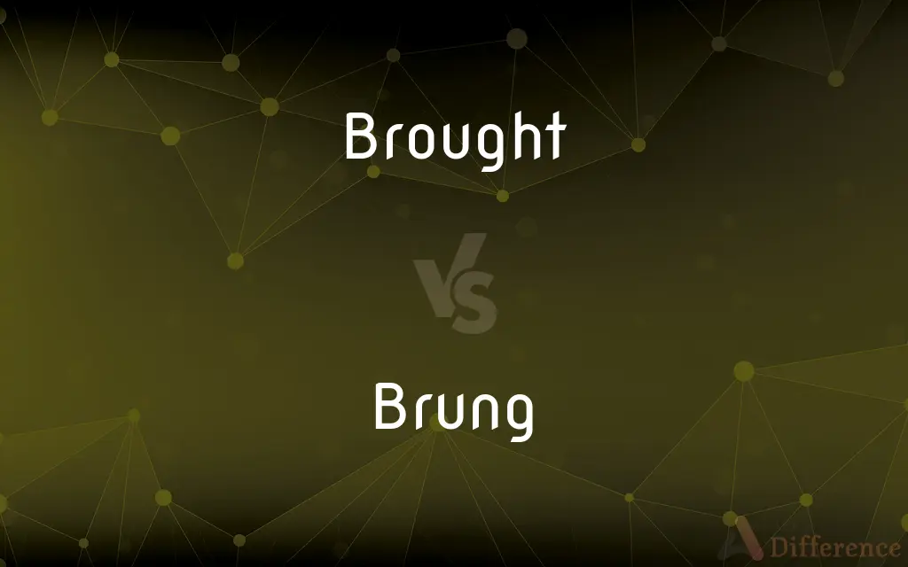 Brought vs. Brung — What's the Difference?