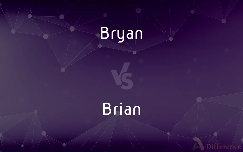 Bryan vs. Brian — What's the Difference?
