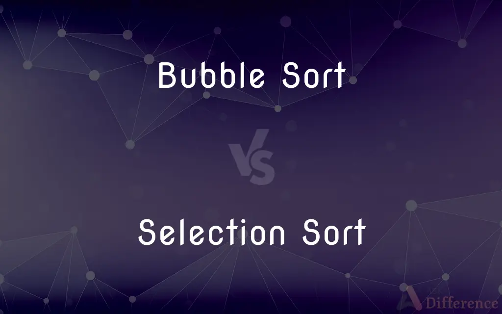 Bubble Sort vs. Selection Sort — What's the Difference?