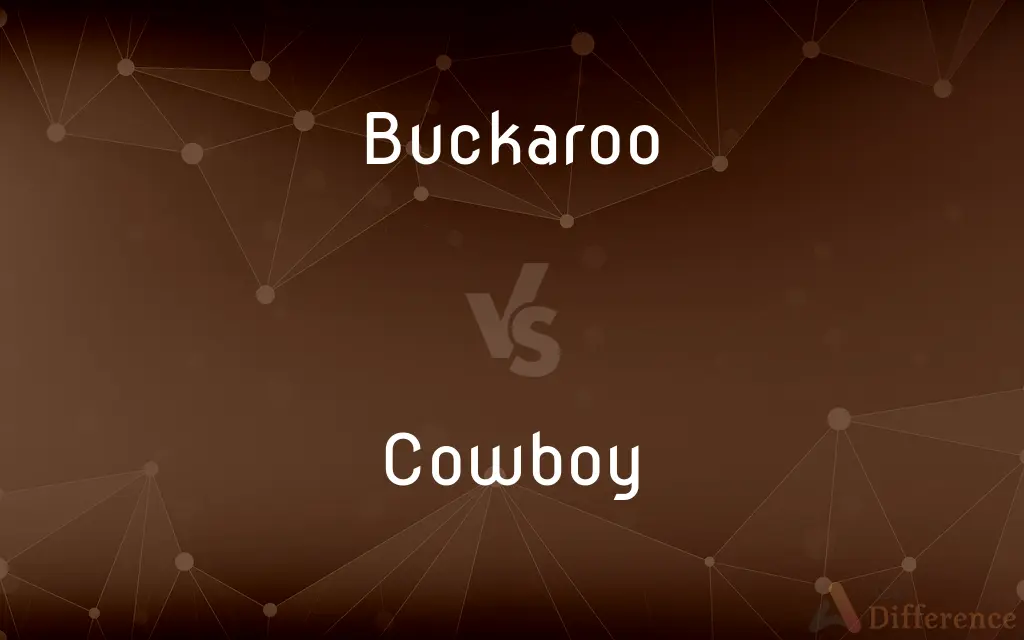 Buckaroo vs. Cowboy — What's the Difference?