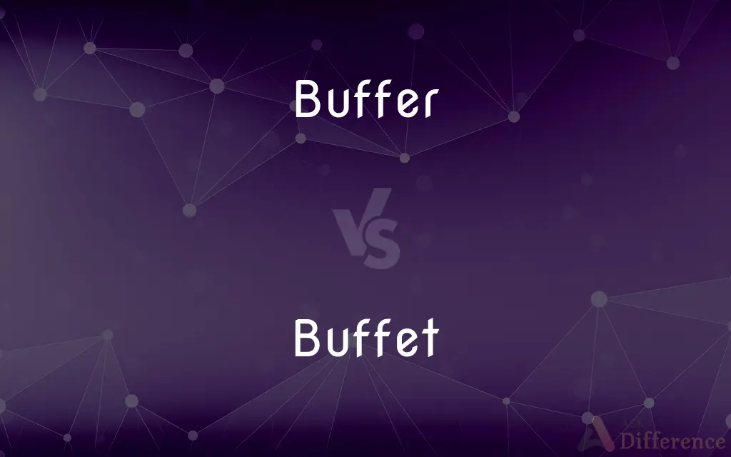 Buffer vs. Buffet — What's the Difference?