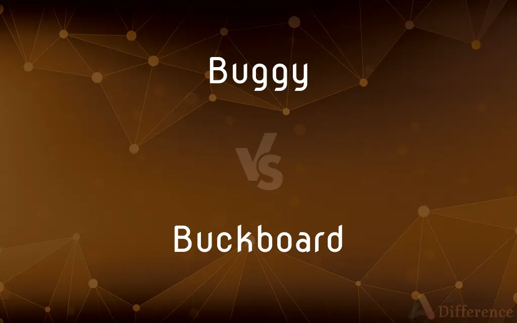 Buggy vs. Buckboard — What's the Difference?