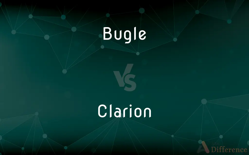 Bugle vs. Clarion — What's the Difference?