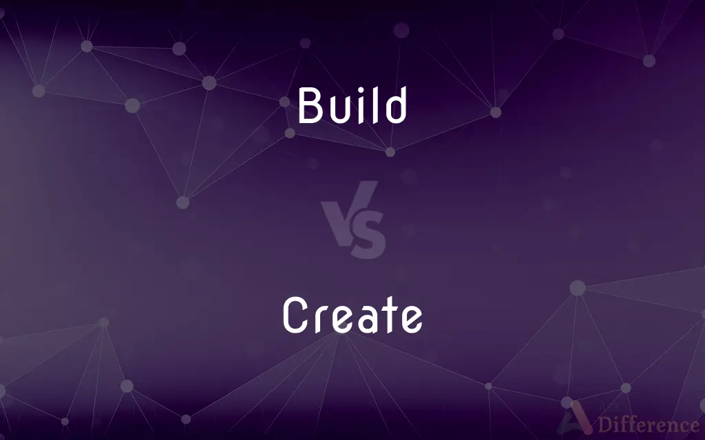 Build vs. Create — What's the Difference?