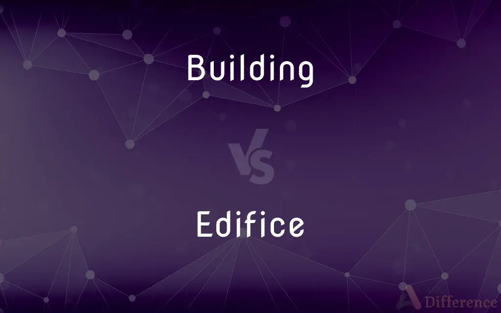 Building vs. Edifice — What's the Difference?