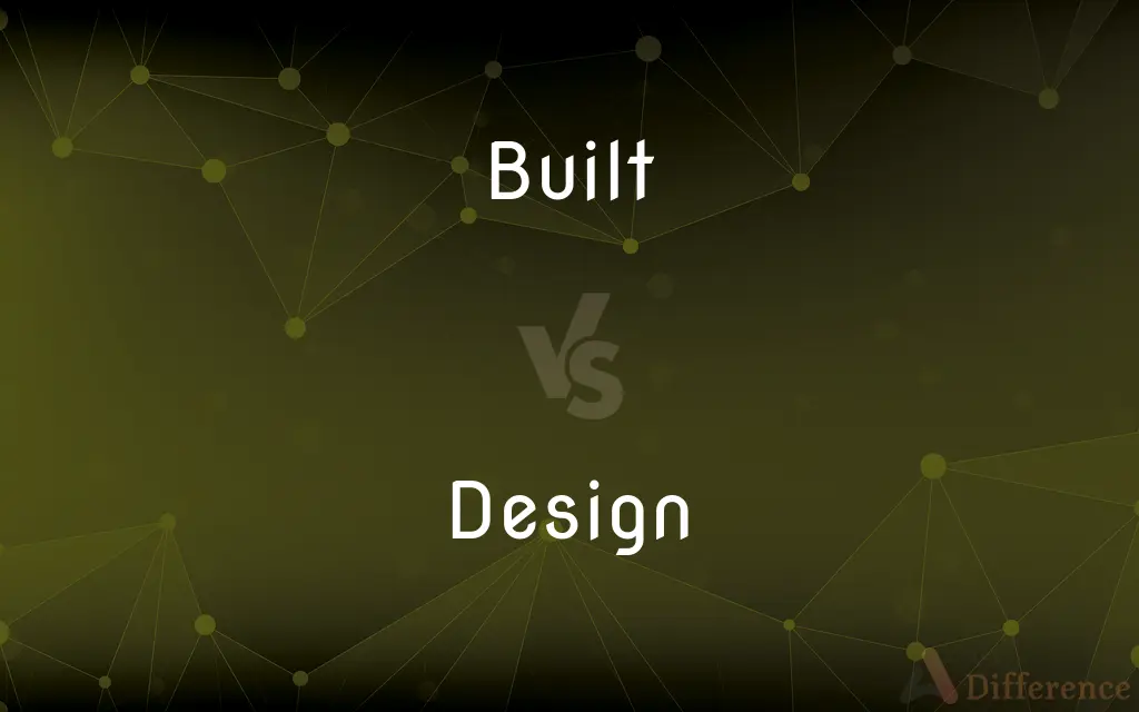 Built vs. Design — What's the Difference?