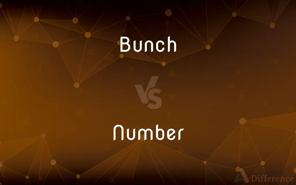 Bunch vs. Number — What's the Difference?