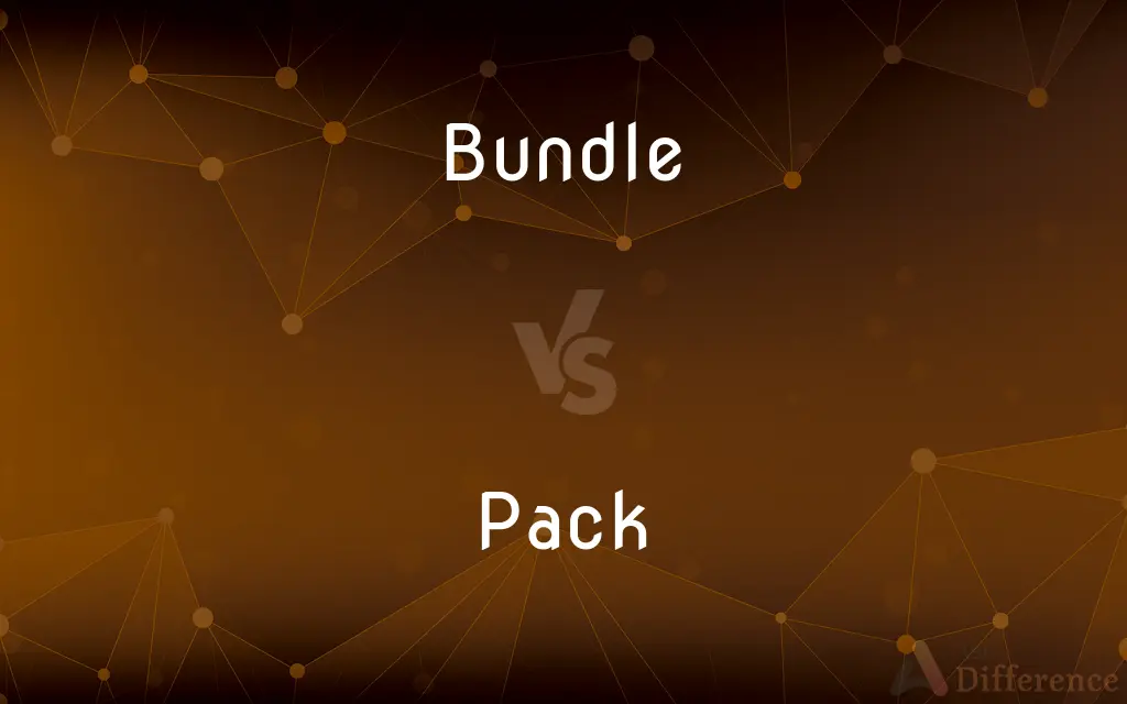 Bundle vs. Pack — What's the Difference?