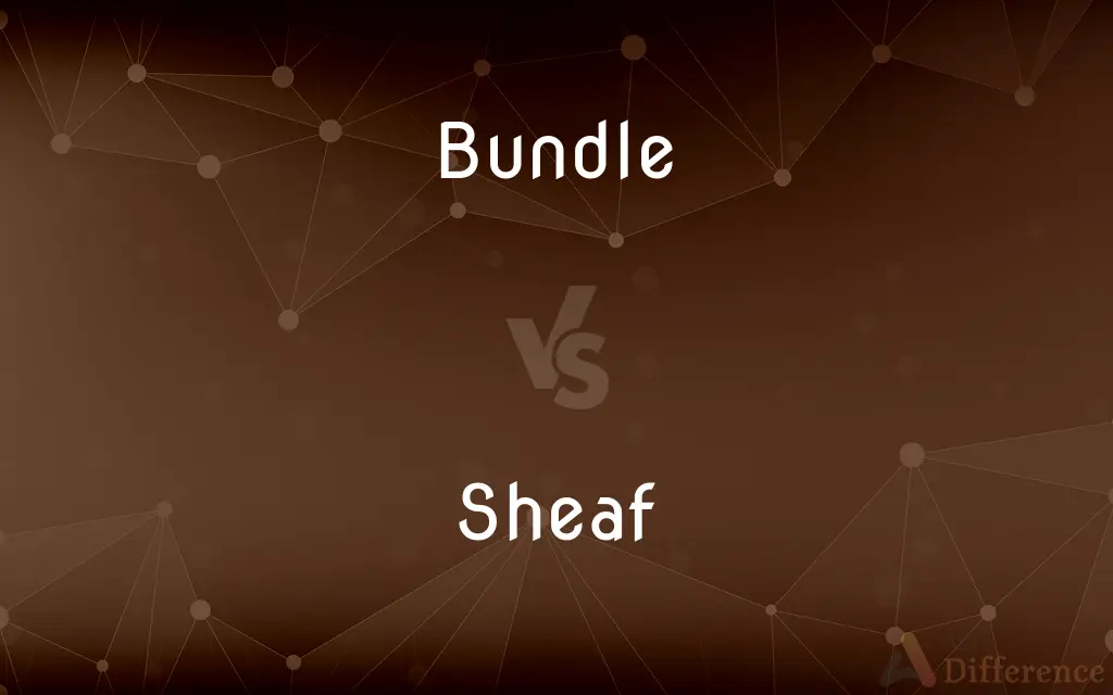 Bundle vs. Sheaf — What's the Difference?