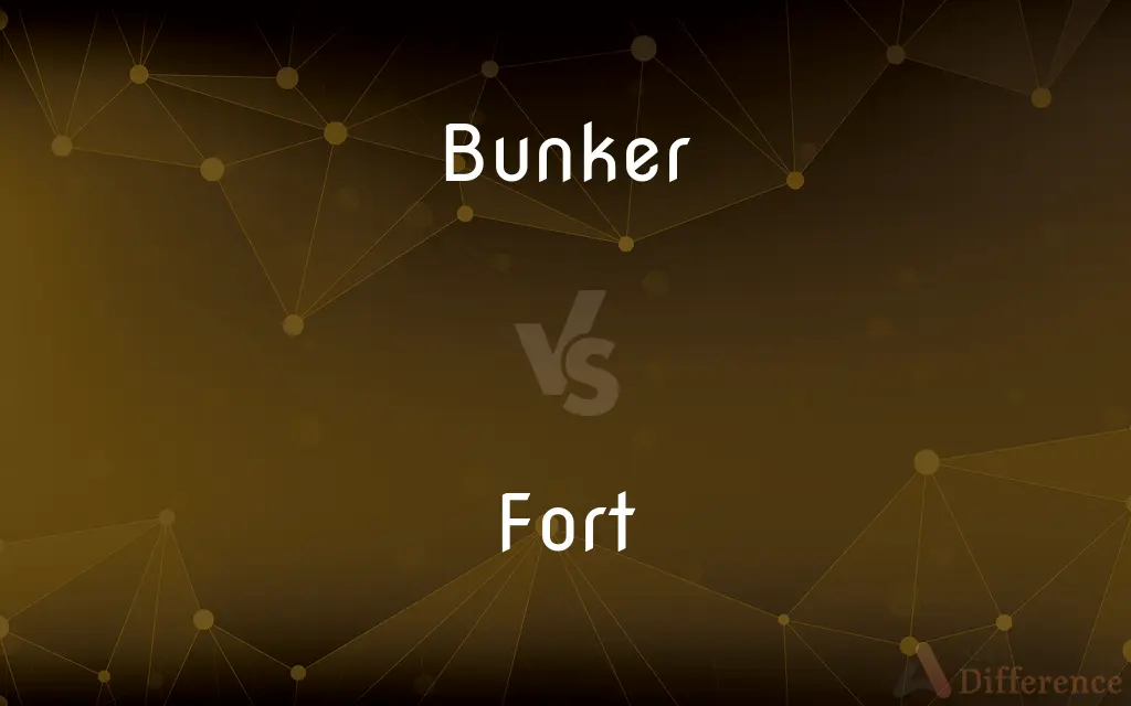 Bunker vs. Fort — What's the Difference?