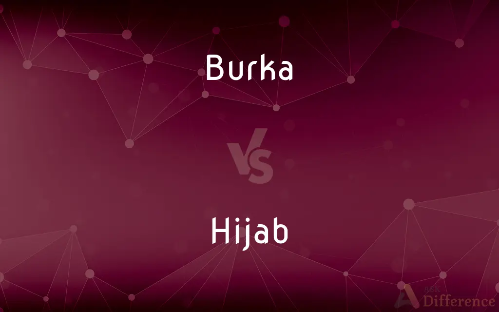 Burka vs. Hijab — What's the Difference?