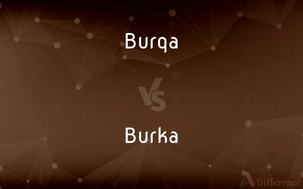 Burqa vs. Burka — What's the Difference?