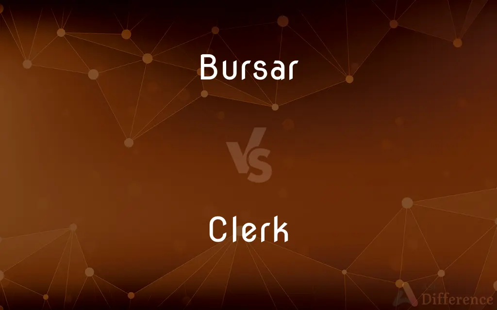 Bursar vs. Clerk — What's the Difference?