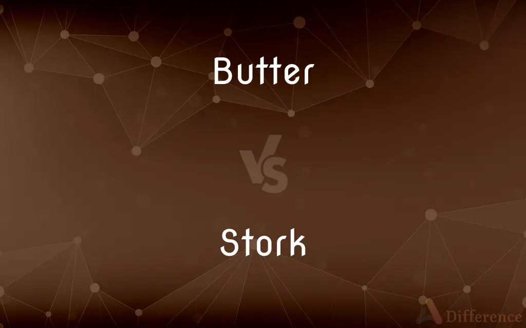 Butter vs. Stork — What's the Difference?