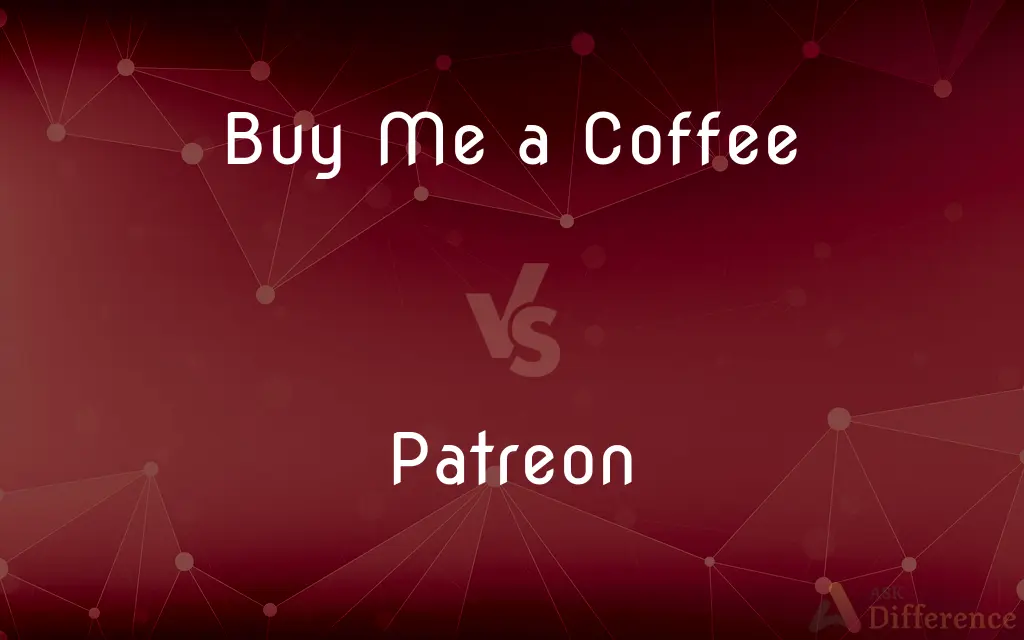 Buy Me a Coffee vs. Patreon — What's the Difference?