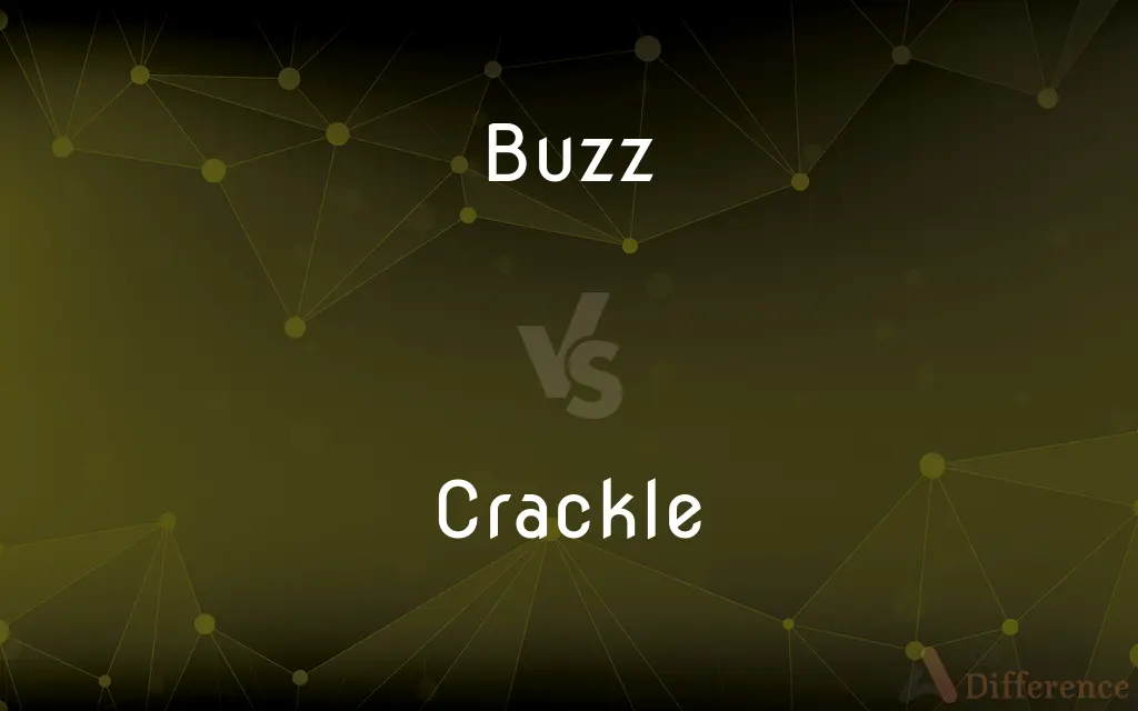 Buzz vs. Crackle — What's the Difference?