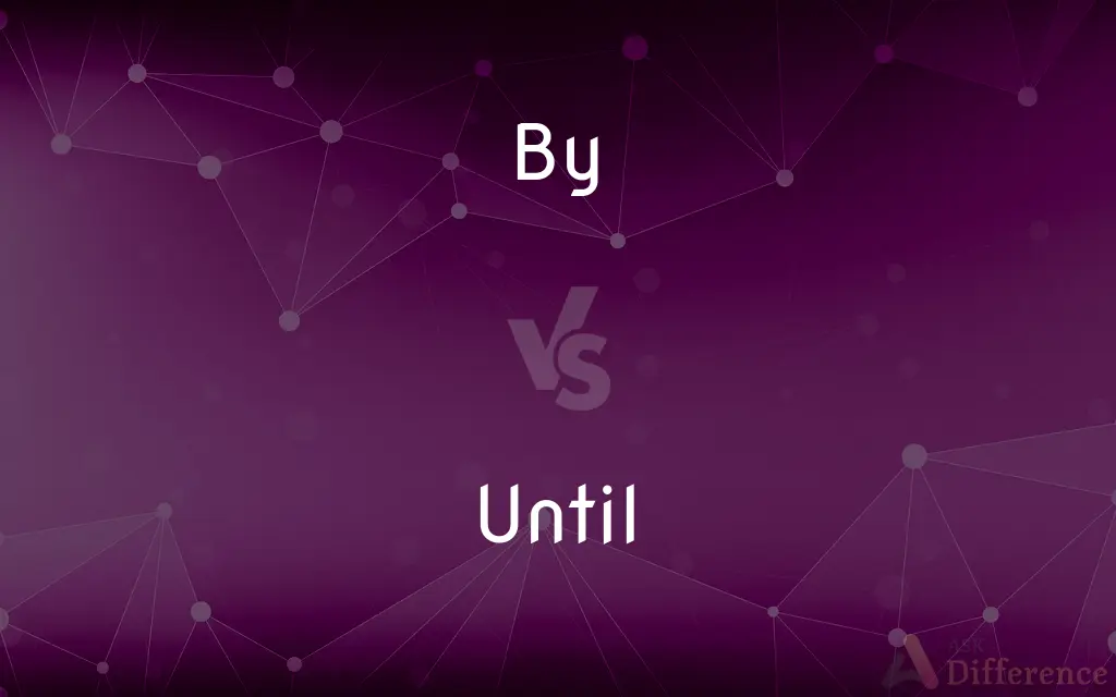 By vs. Until — What's the Difference?
