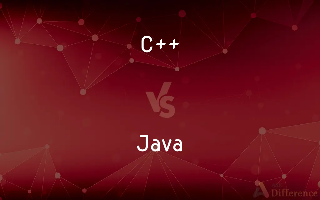 C++ vs. Java — What's the Difference?