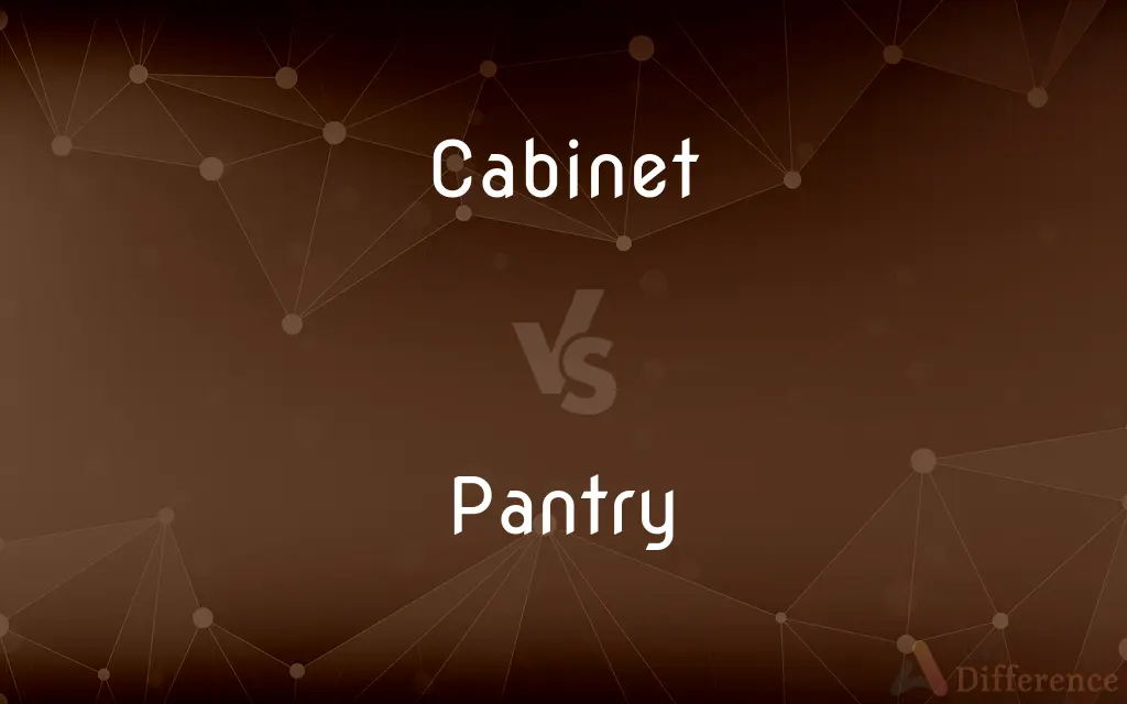 Cabinet vs. Pantry — What's the Difference?