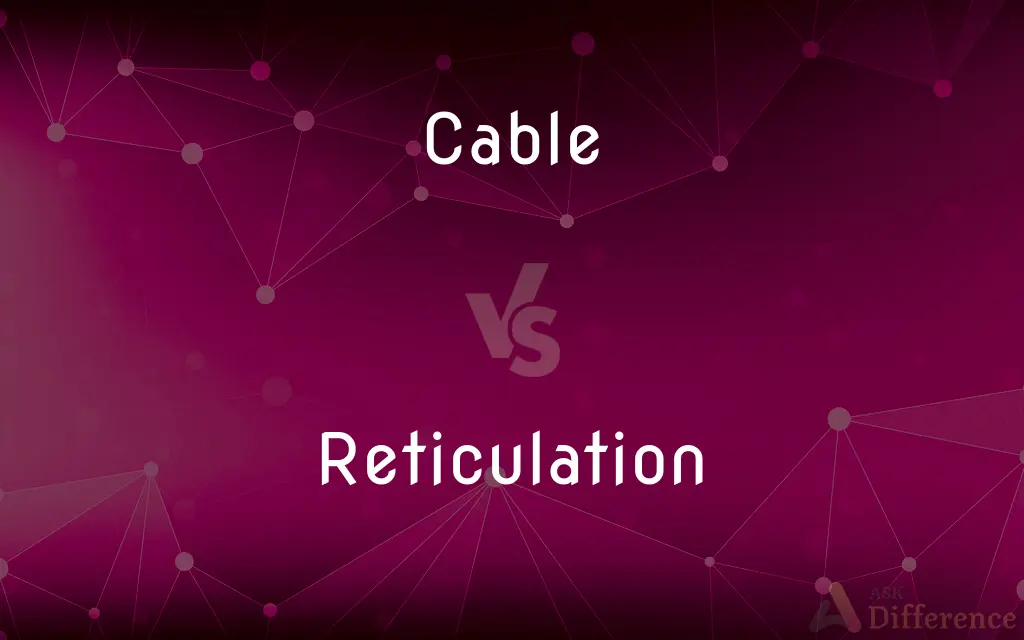 Cable vs. Reticulation — What's the Difference?