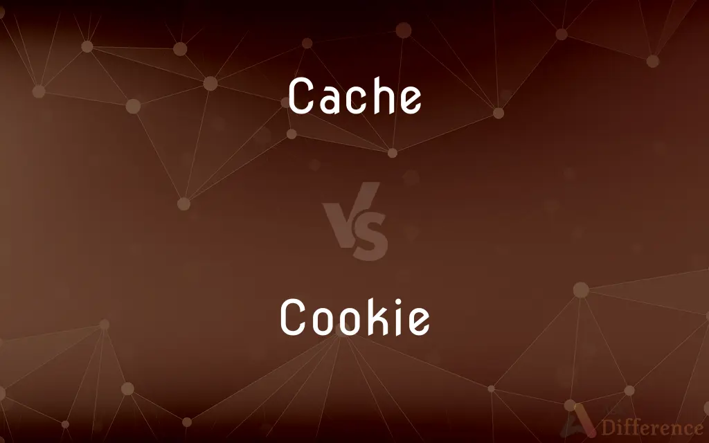 Cache vs. Cookie — What's the Difference?