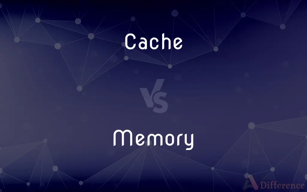 Cache vs. Memory — What's the Difference?