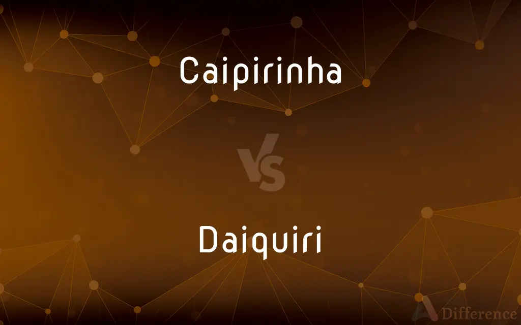 Caipirinha vs. Daiquiri — What's the Difference?