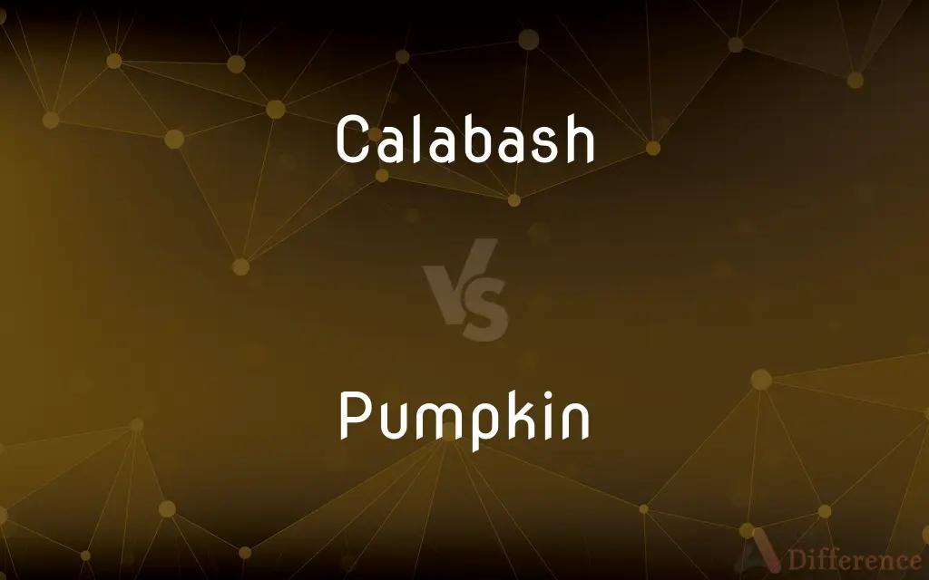 Calabash vs. Pumpkin — What's the Difference?