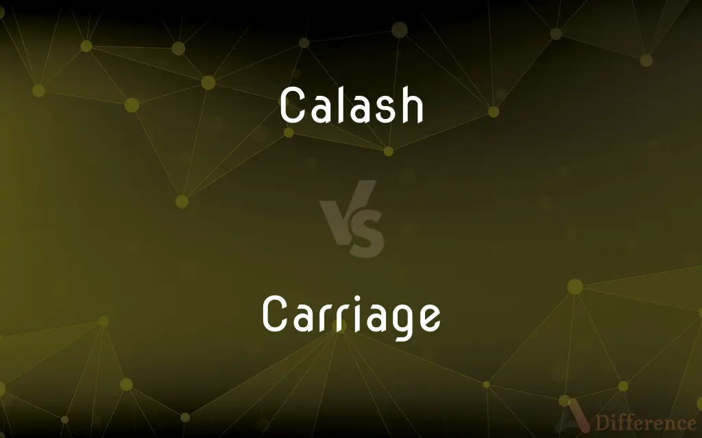Calash vs. Carriage — What's the Difference?