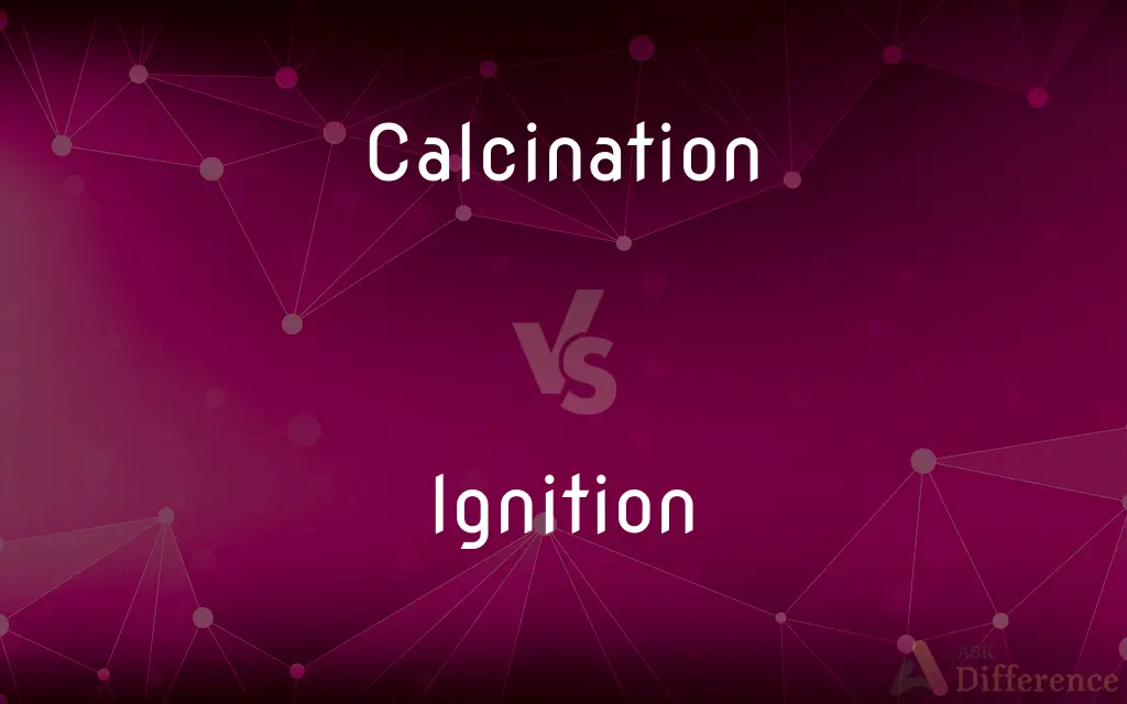 Calcination vs. Ignition — What's the Difference?