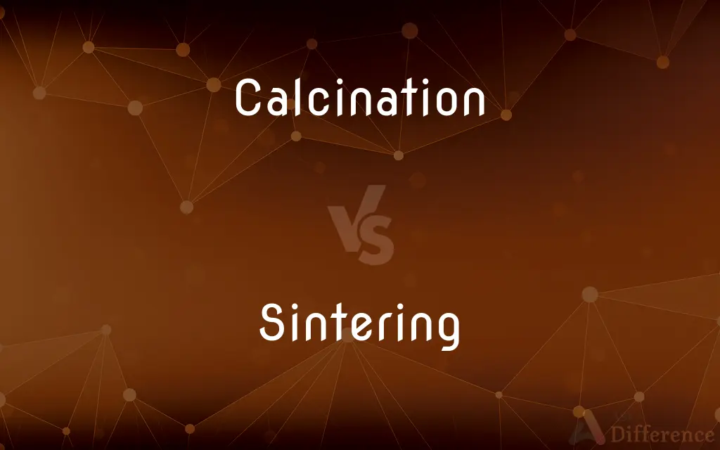 Calcination vs. Sintering — What's the Difference?