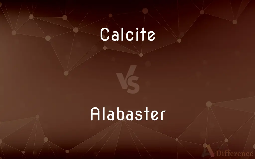 Calcite vs. Alabaster — What's the Difference?
