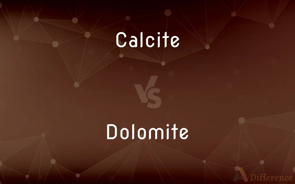 Calcite vs. Dolomite — What's the Difference?