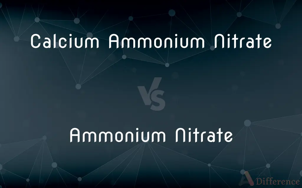 Calcium Ammonium Nitrate vs. Ammonium Nitrate — What's the Difference?