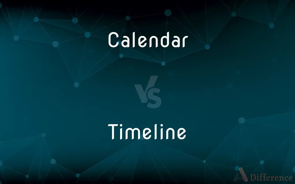 Calendar vs. Timeline — What's the Difference?
