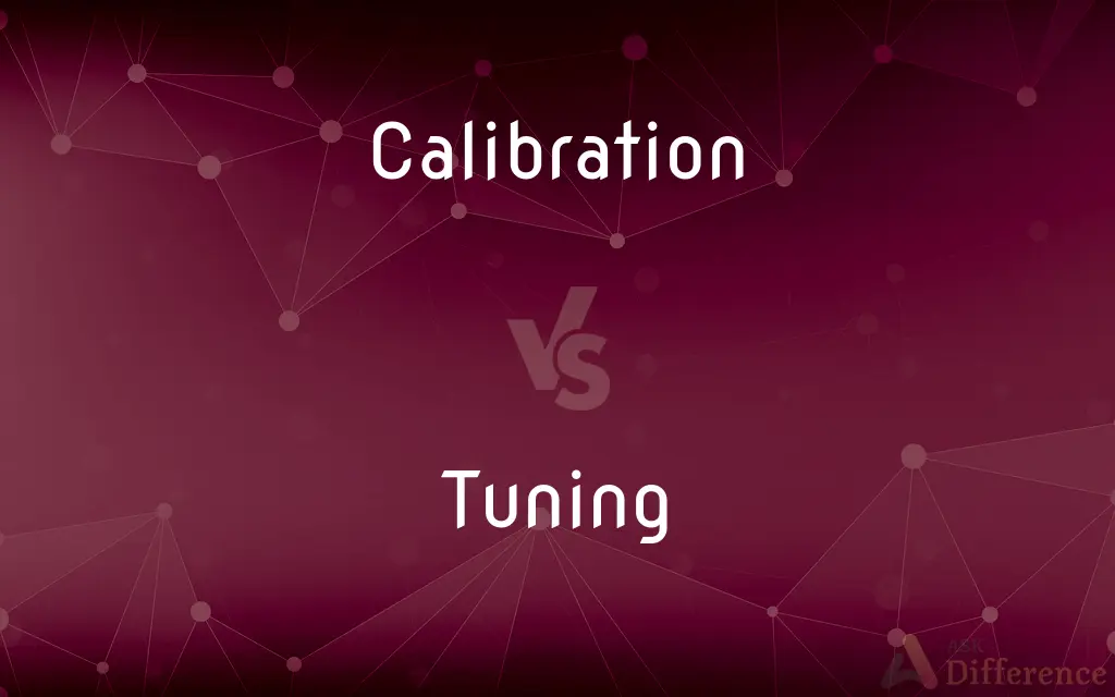 Calibration vs. Tuning — What's the Difference?